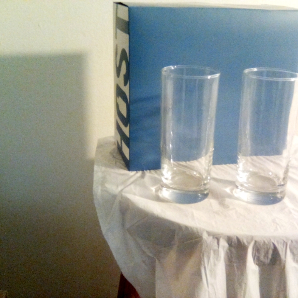Drinking glasses 6 for 10